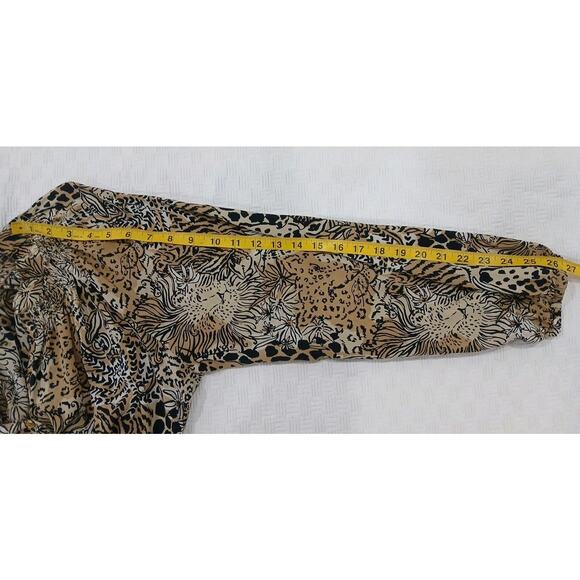 Lilly Pulitzer Elsa Silk Top Walk On The Wild Side MSRP $178 Size XXL - Picture 6 of 8